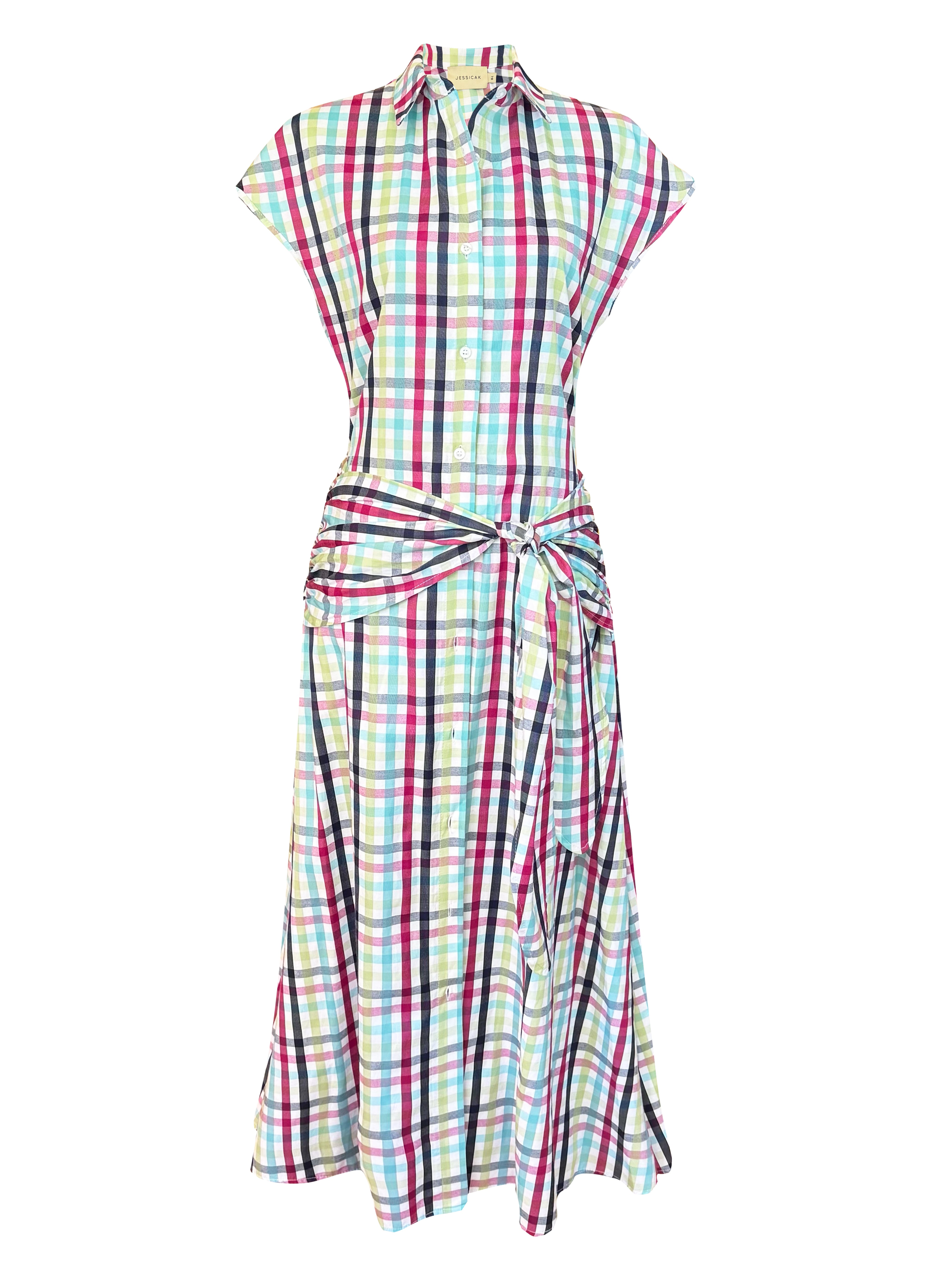 FAY DRESS CARREAUX MULTICOLOR