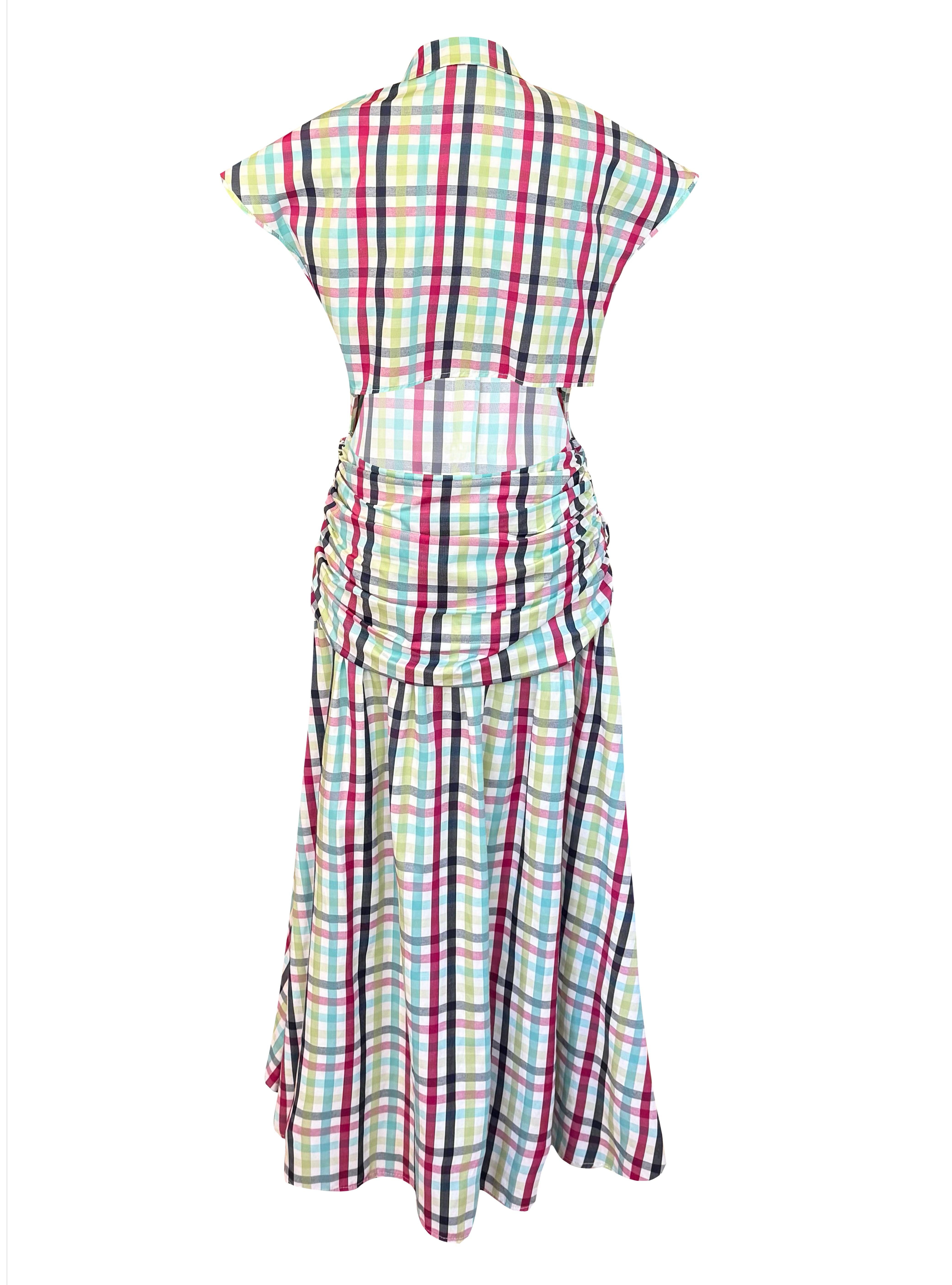 FAY DRESS CARREAUX MULTICOLOR