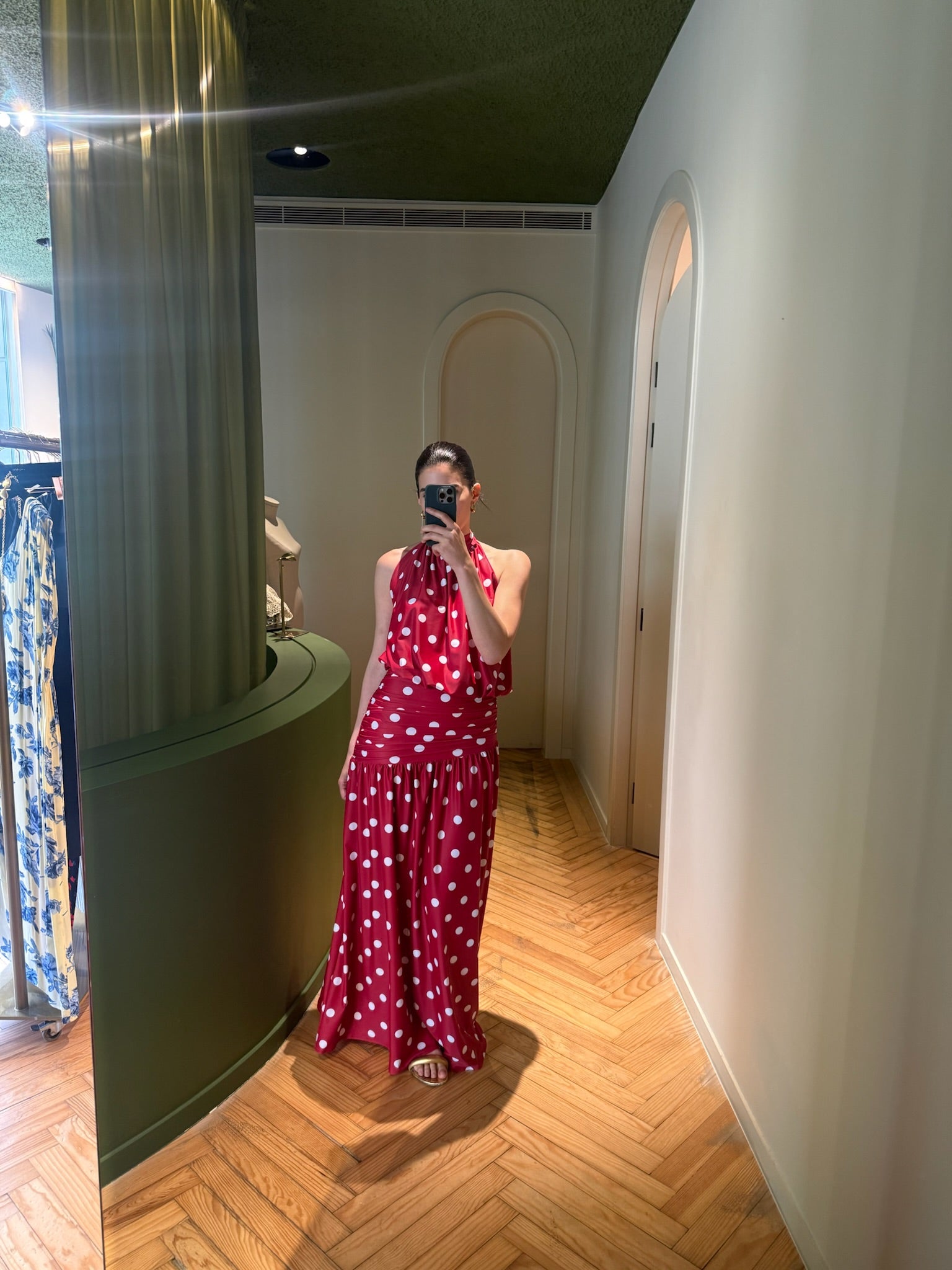 AZURA SET RED POLKADOT