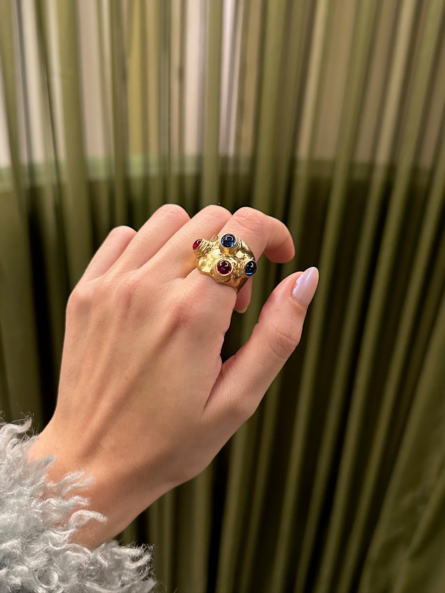 EMMA RING RUBY/SAPHIRES