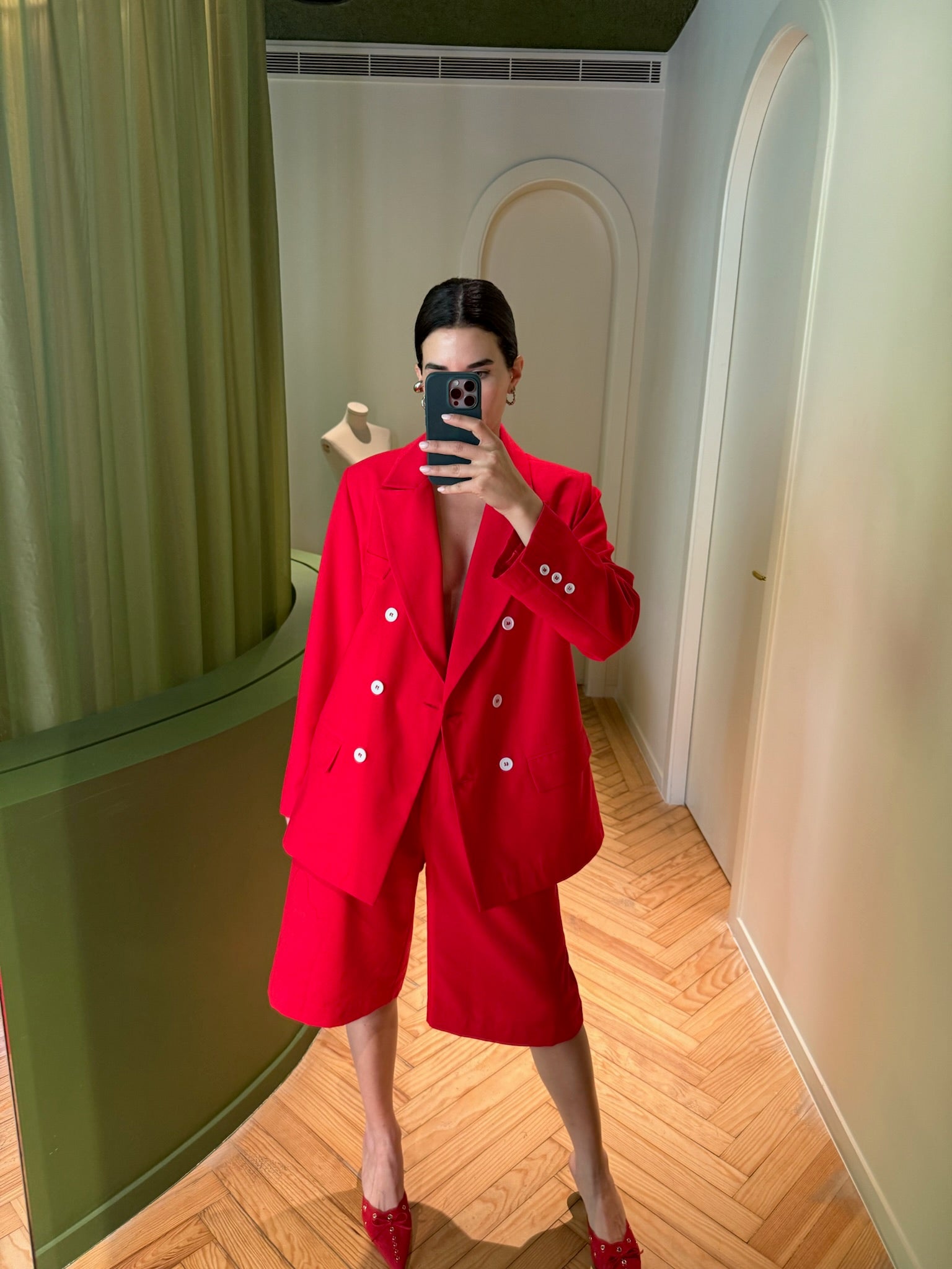 DIEGO SHORTS GABARDINE RED