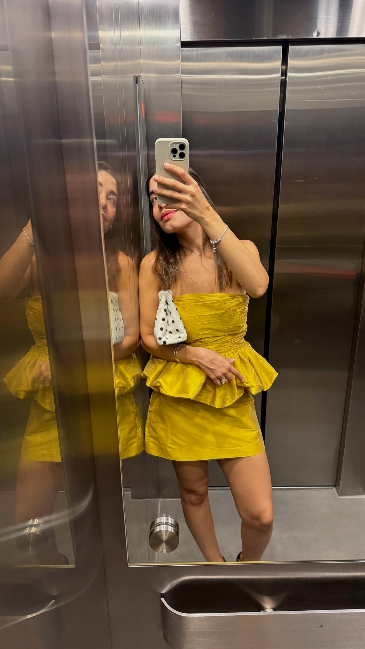 THEA TOP TAFFETA YELLOW