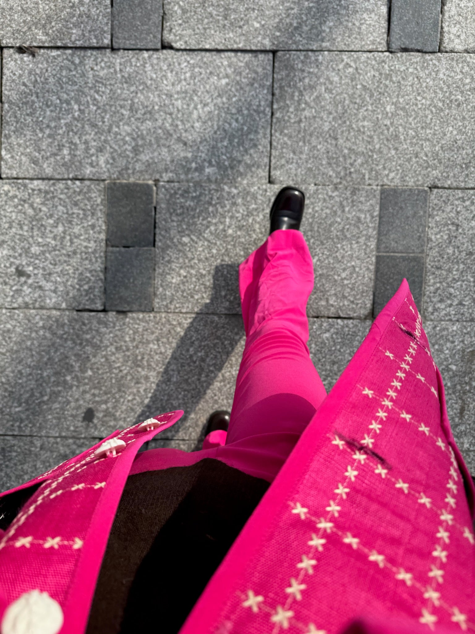MAGO PANTS CREPE FUSCHIA