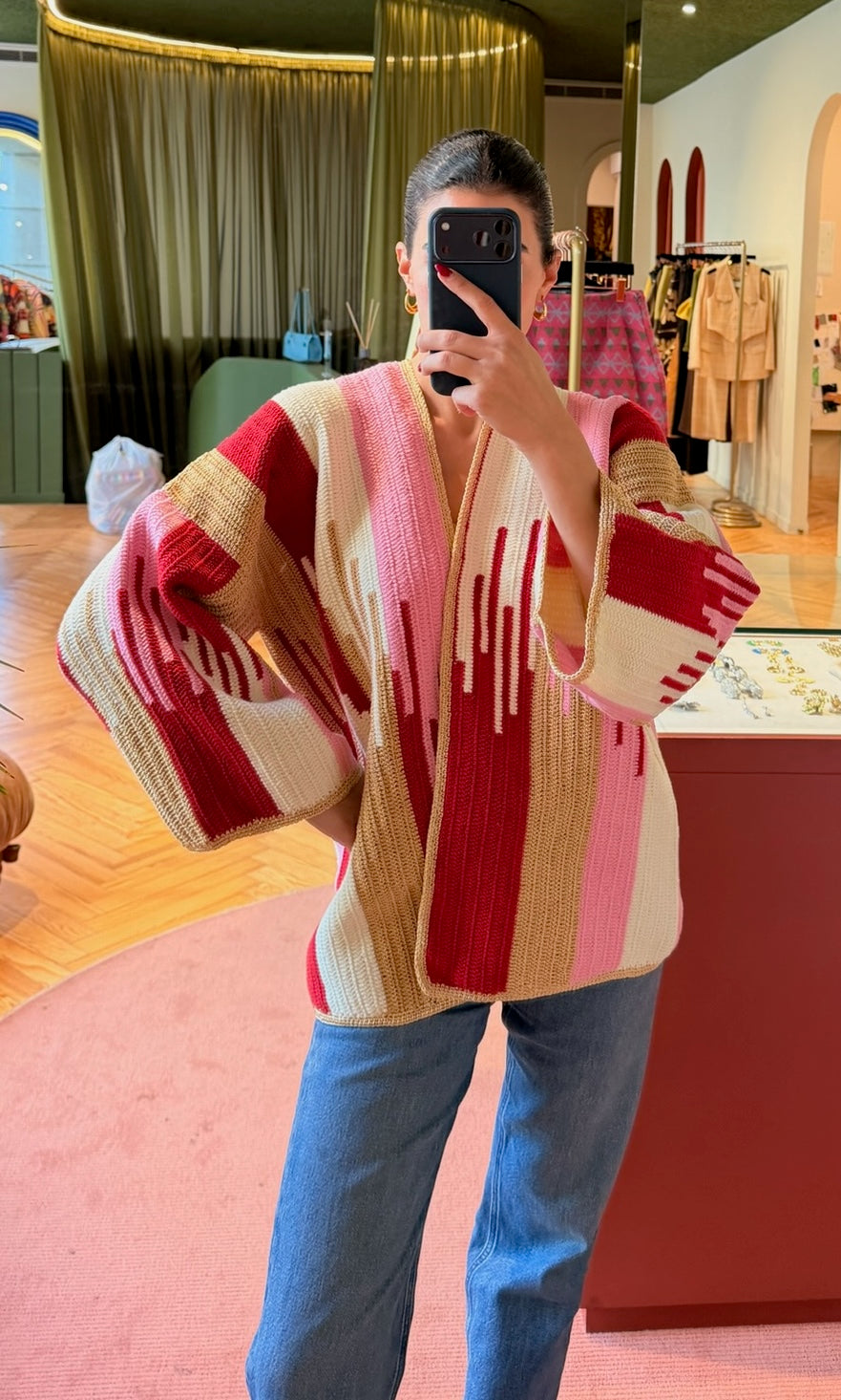JADE JACKET RED/PINK