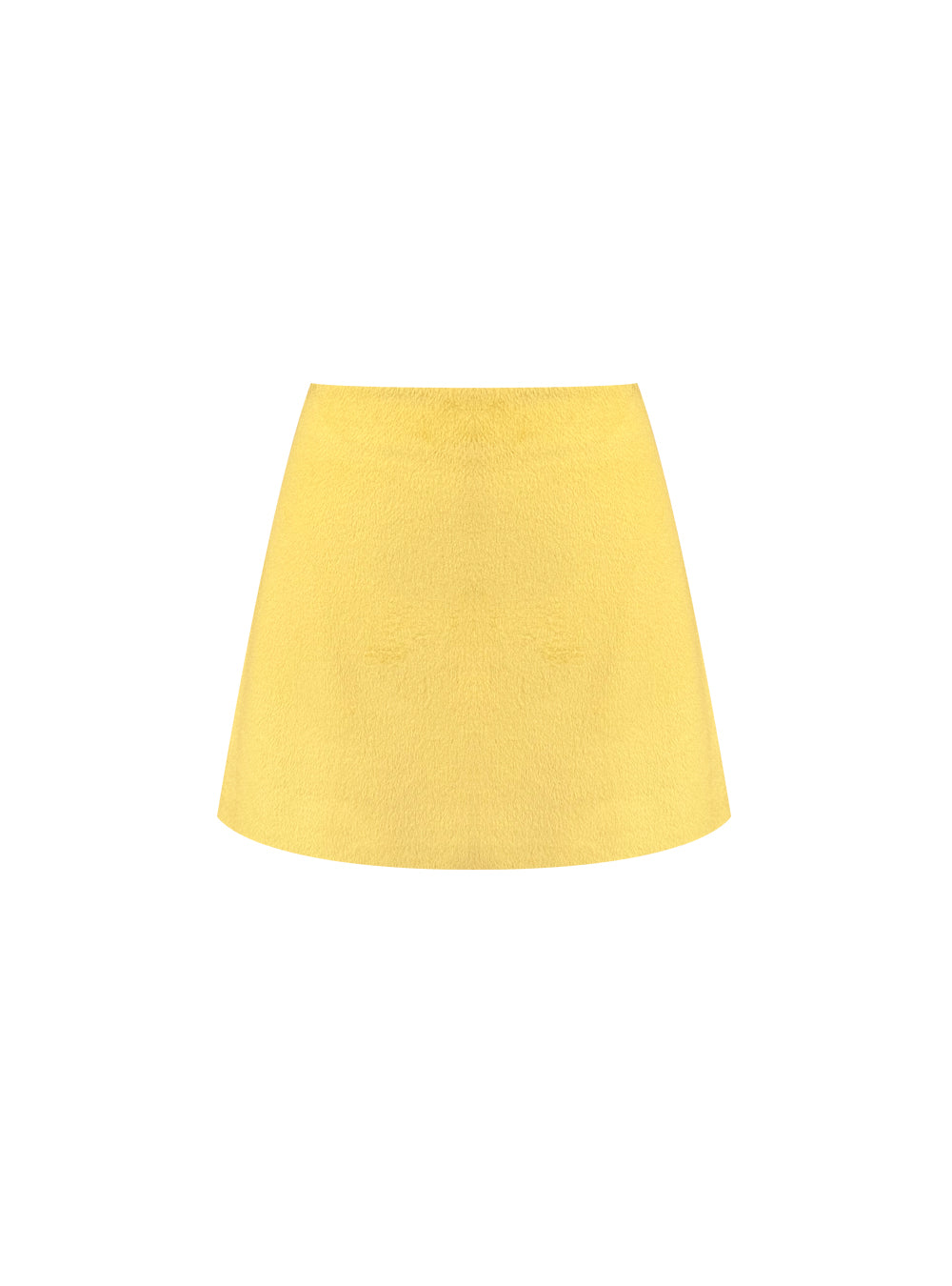 INES SKIRT WOOL YELLOW
