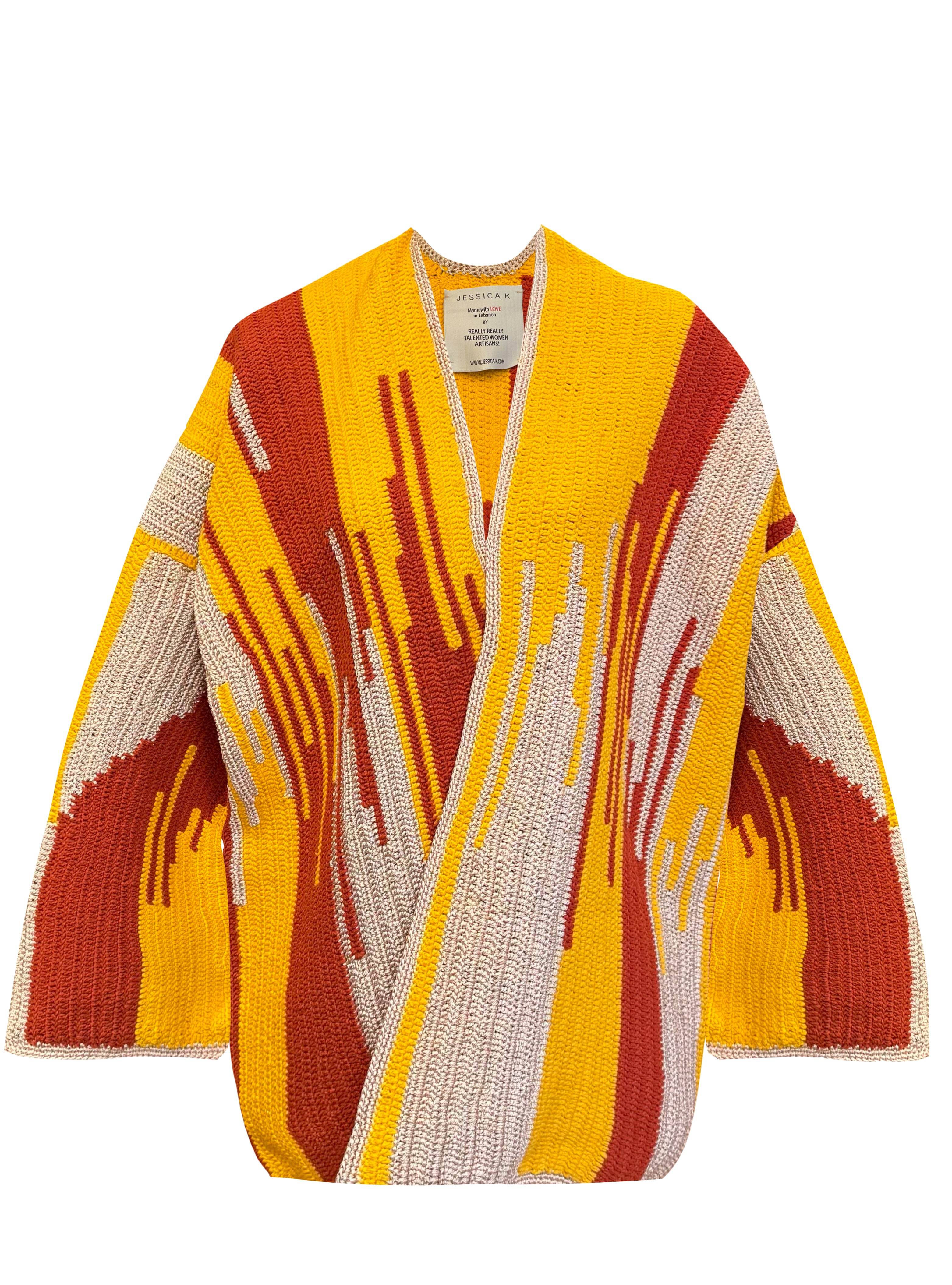 JADE JACKET BRICK/GOLD/MUSTARD