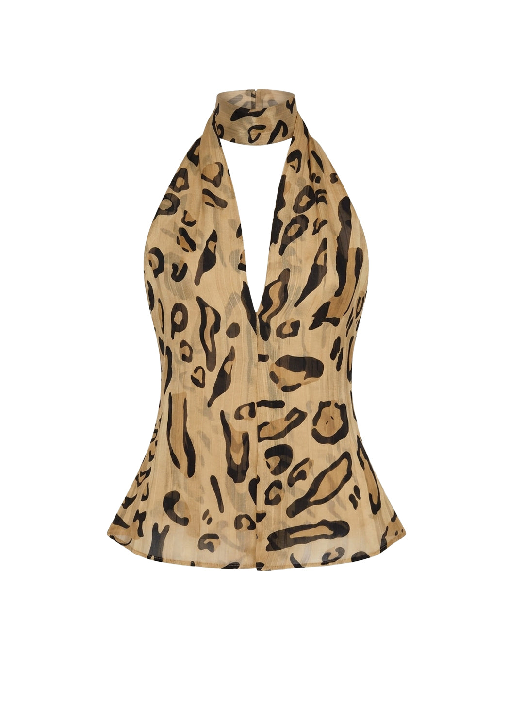 KELLY TOP LEOPARD