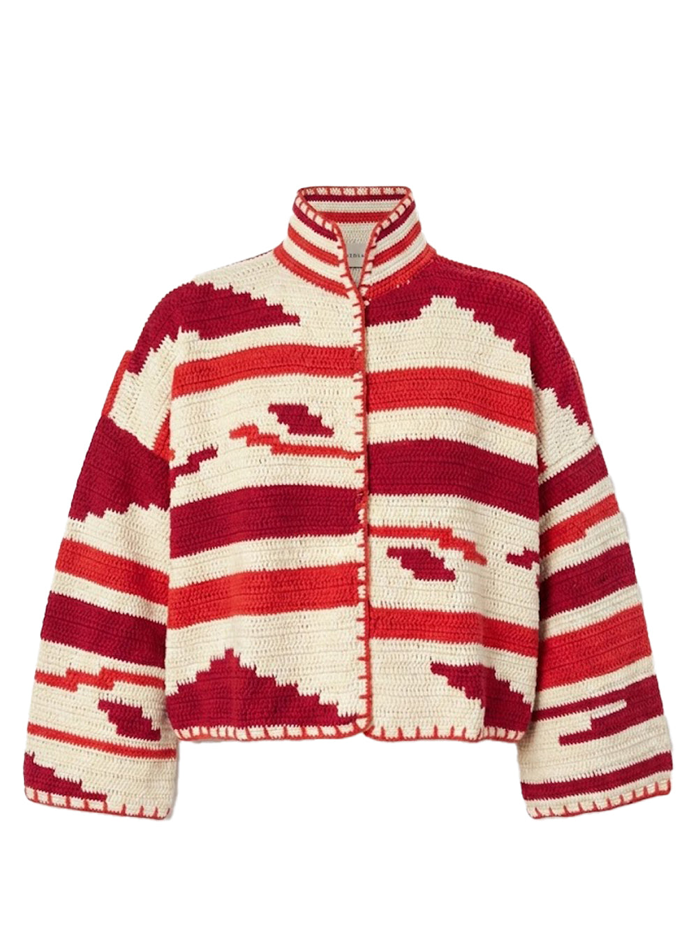 KIONA JACKET BEIGE/RED OS