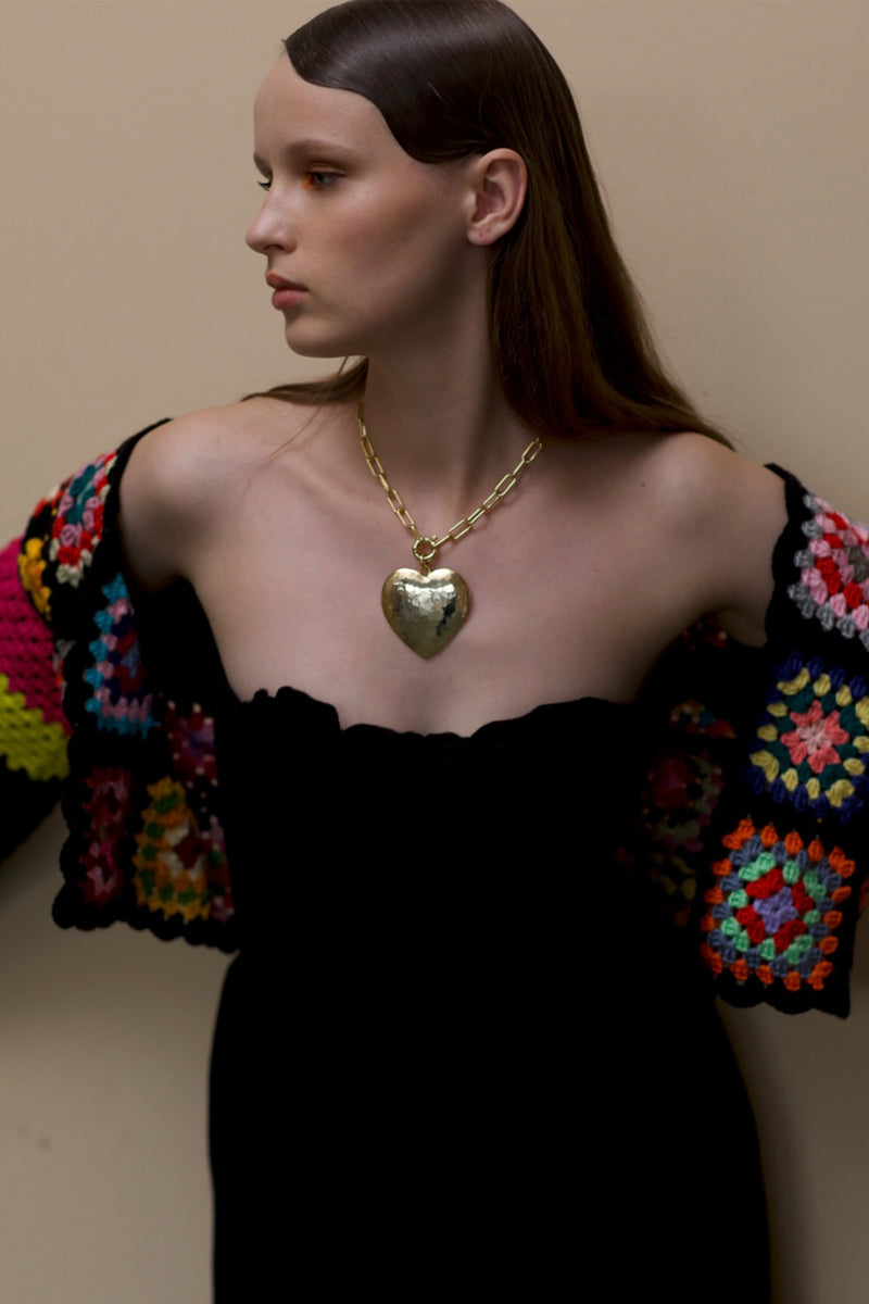 LARVA NECKLACE GOLD