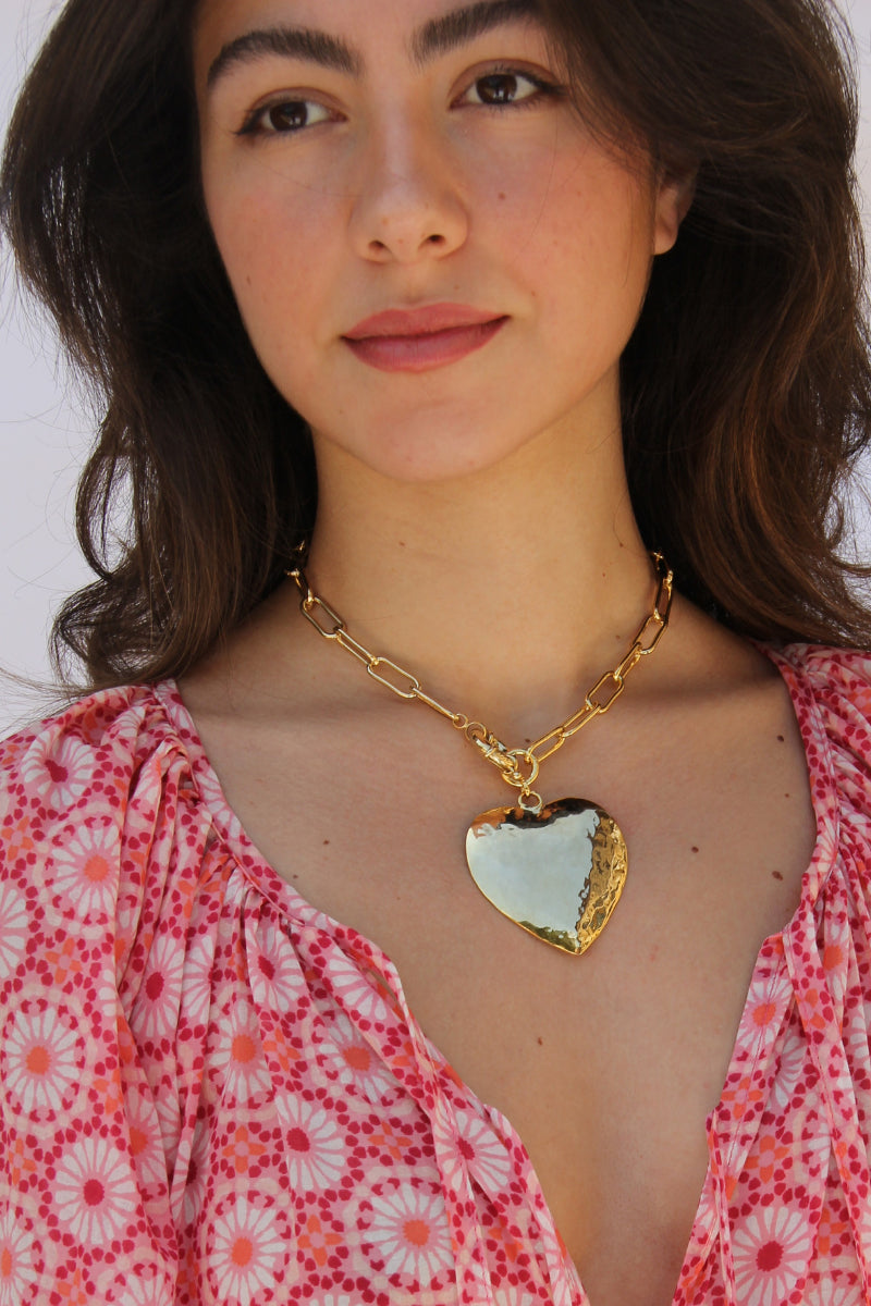 LARVA NECKLACE GOLD