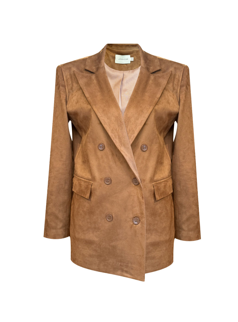 LYRA BLAZER SUEDE CAMEL