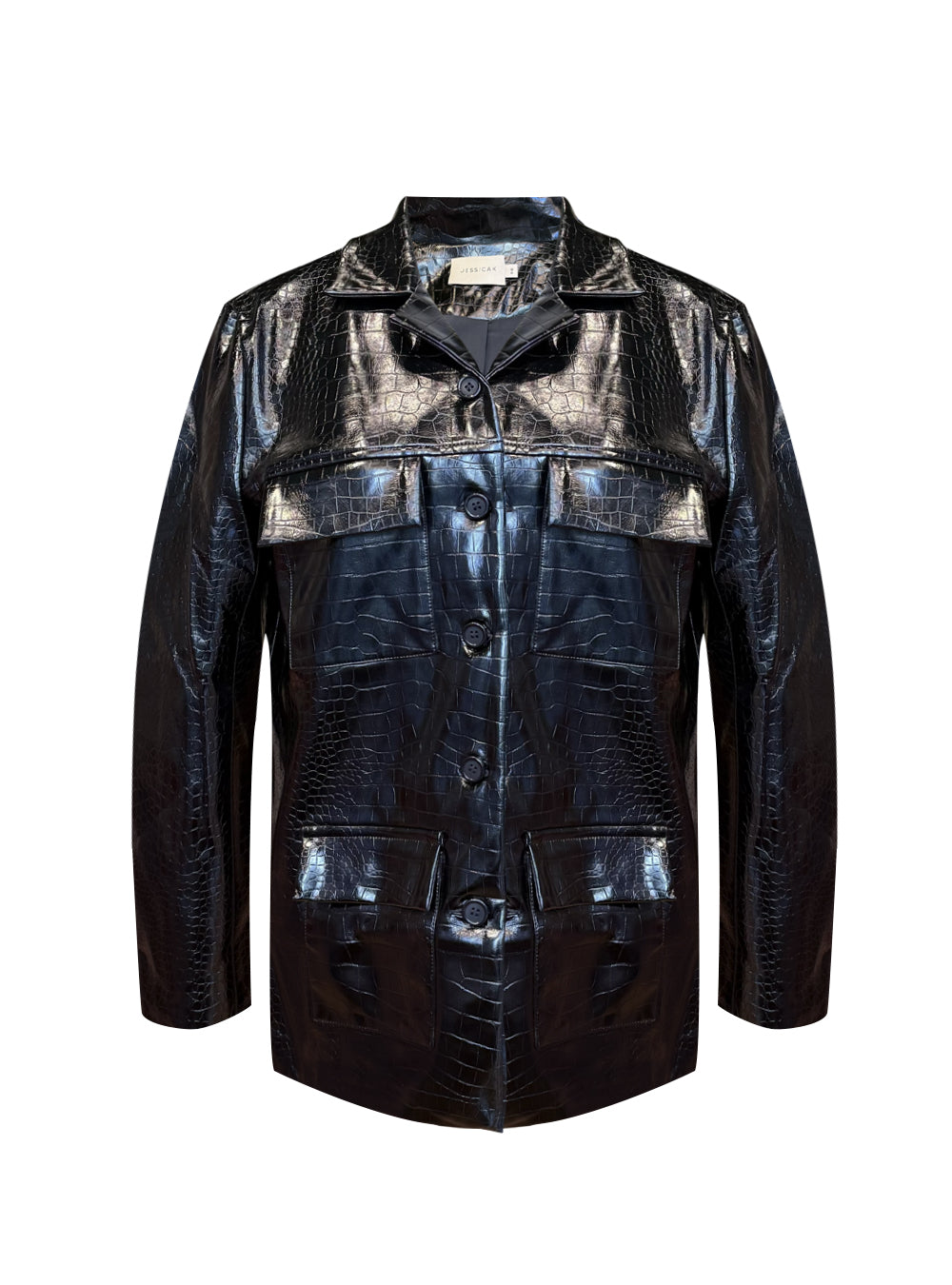 NIX JACKET CROCO BLACK