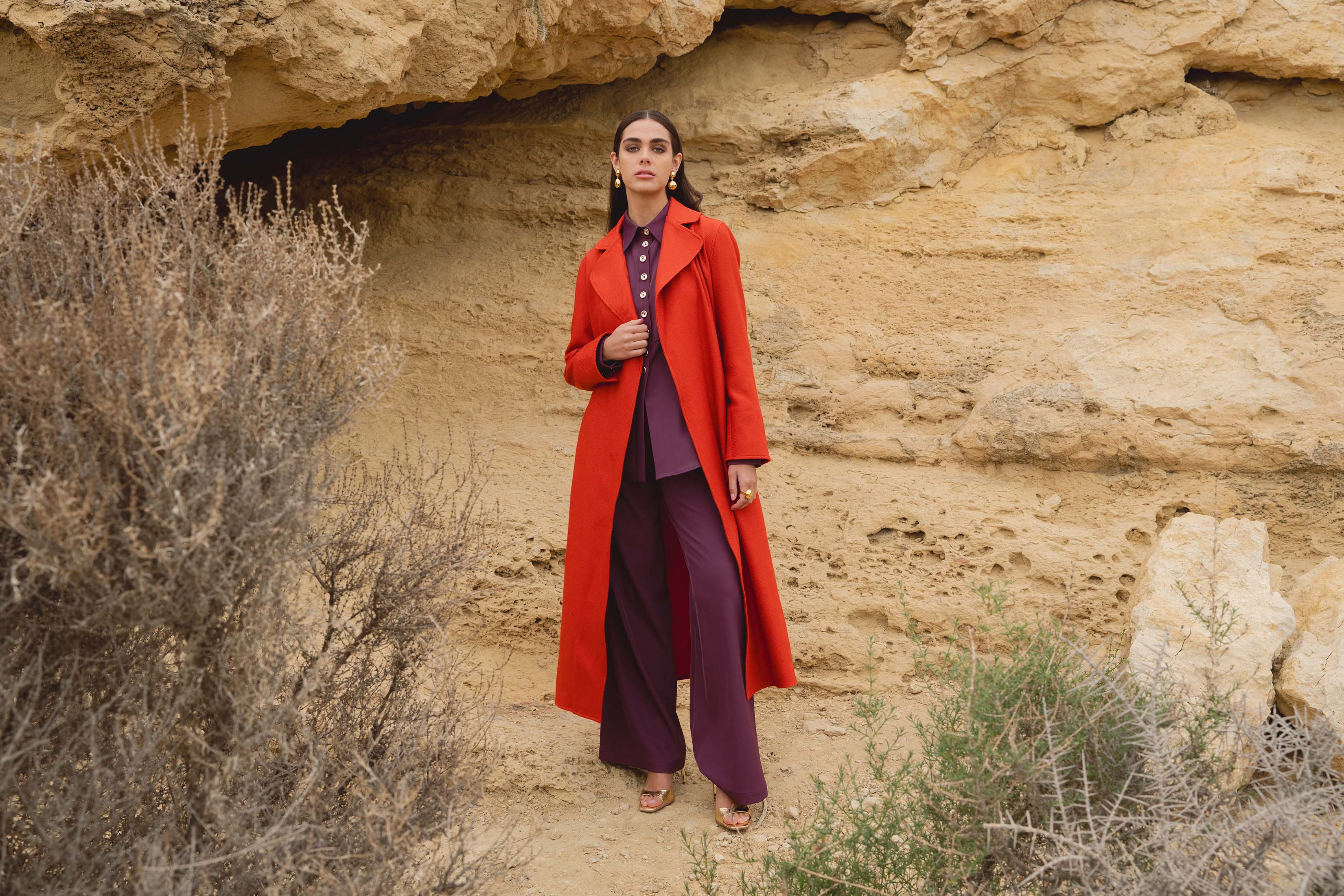 VIONNA JACKET WOOL BRIQUE