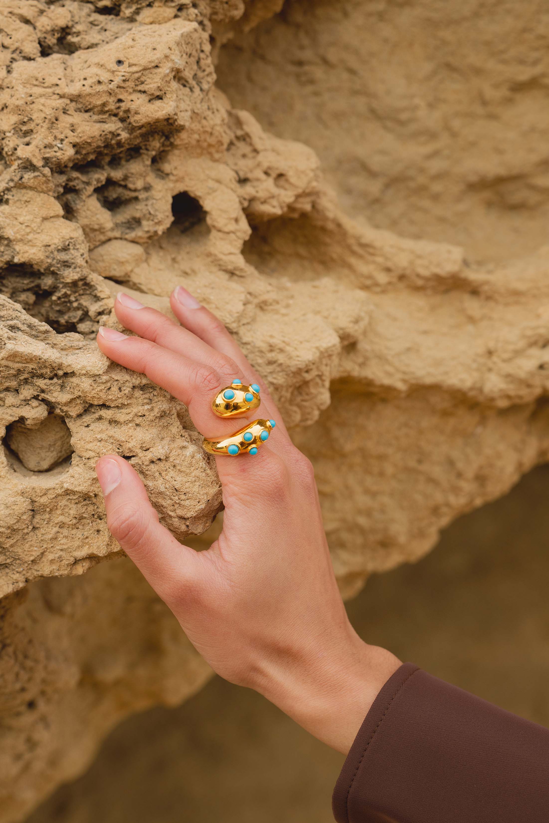 DOLPHIN RING TURQUOISE