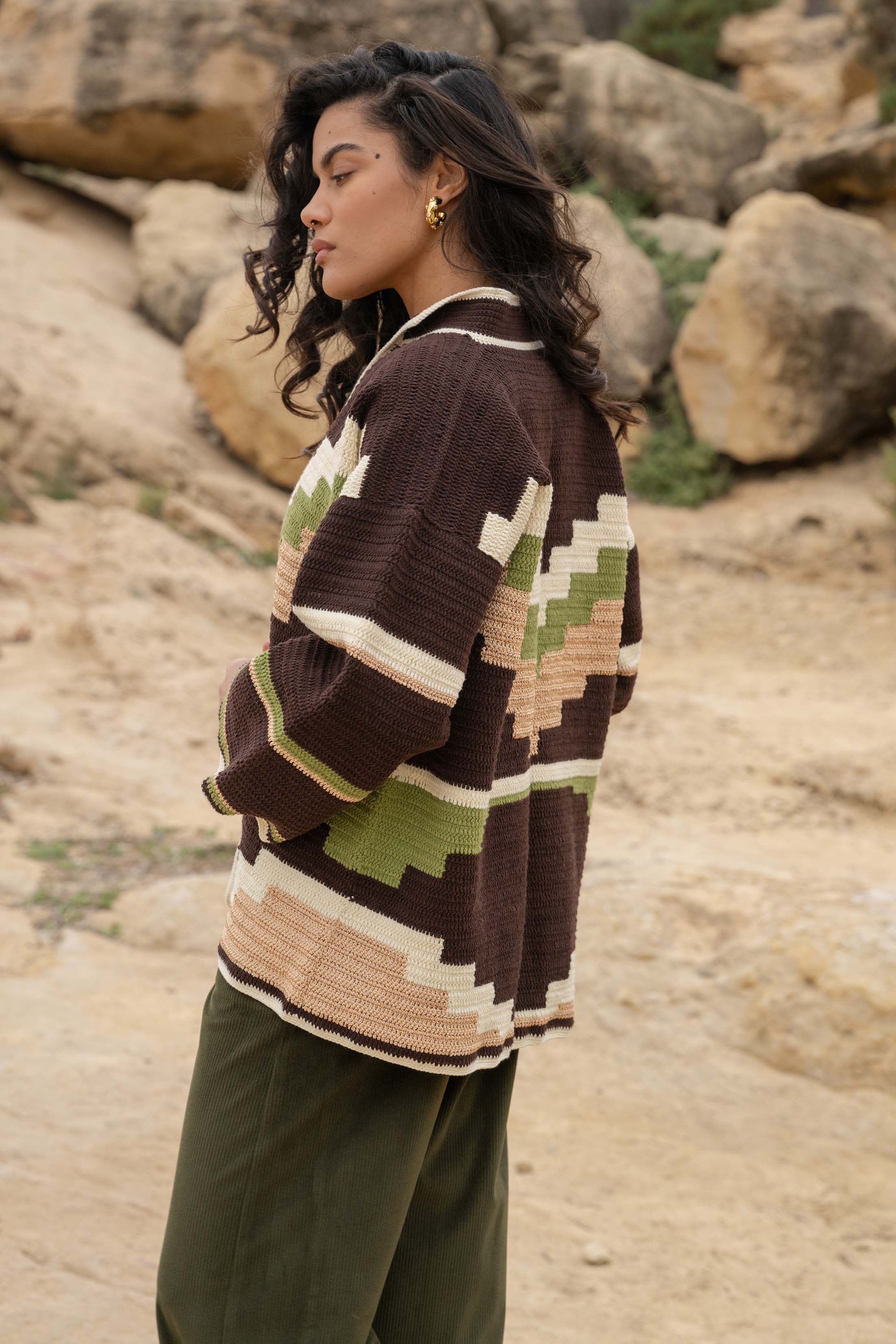 ZINA JACKET BROWN/KAKI