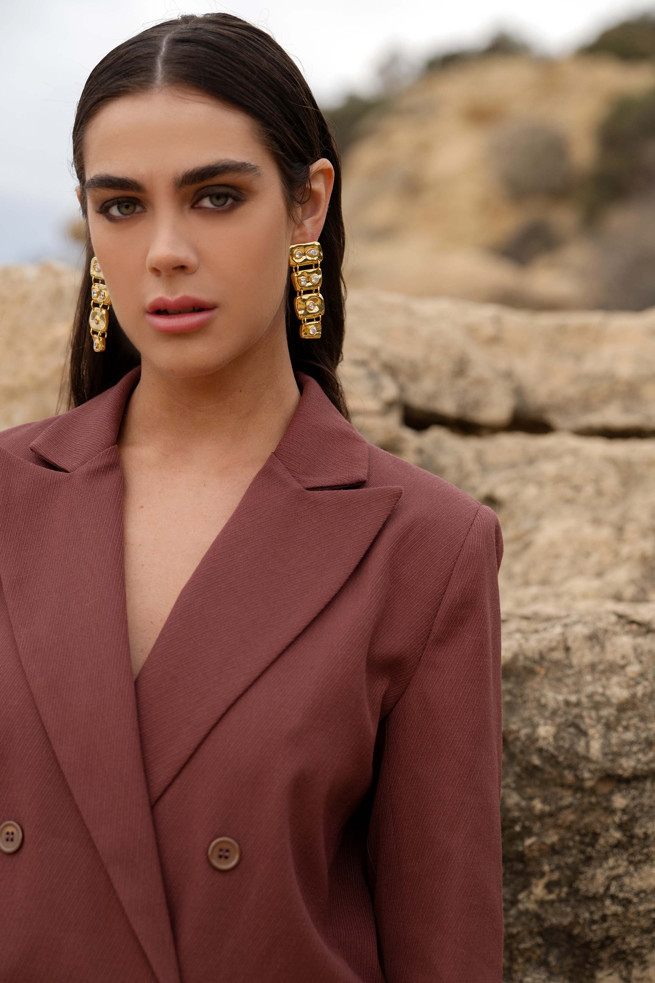 LYRA BLAZER BOIS DE ROSE