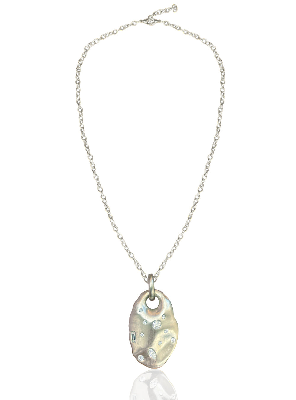 OSIRIS NECKLACE SILVER MATT