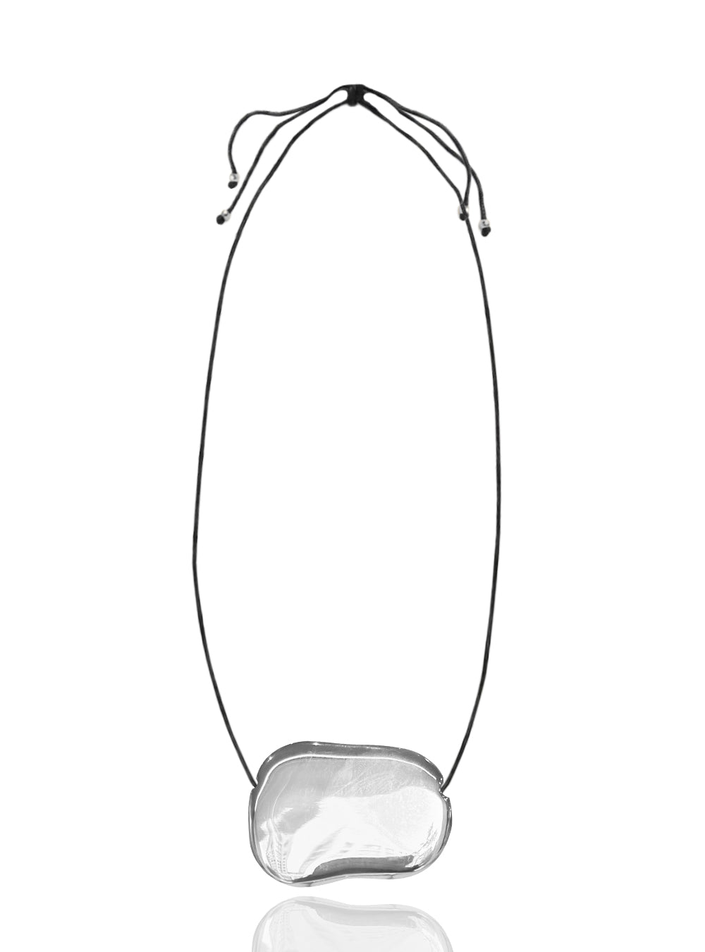 PEBBLE CHOKER SILVER