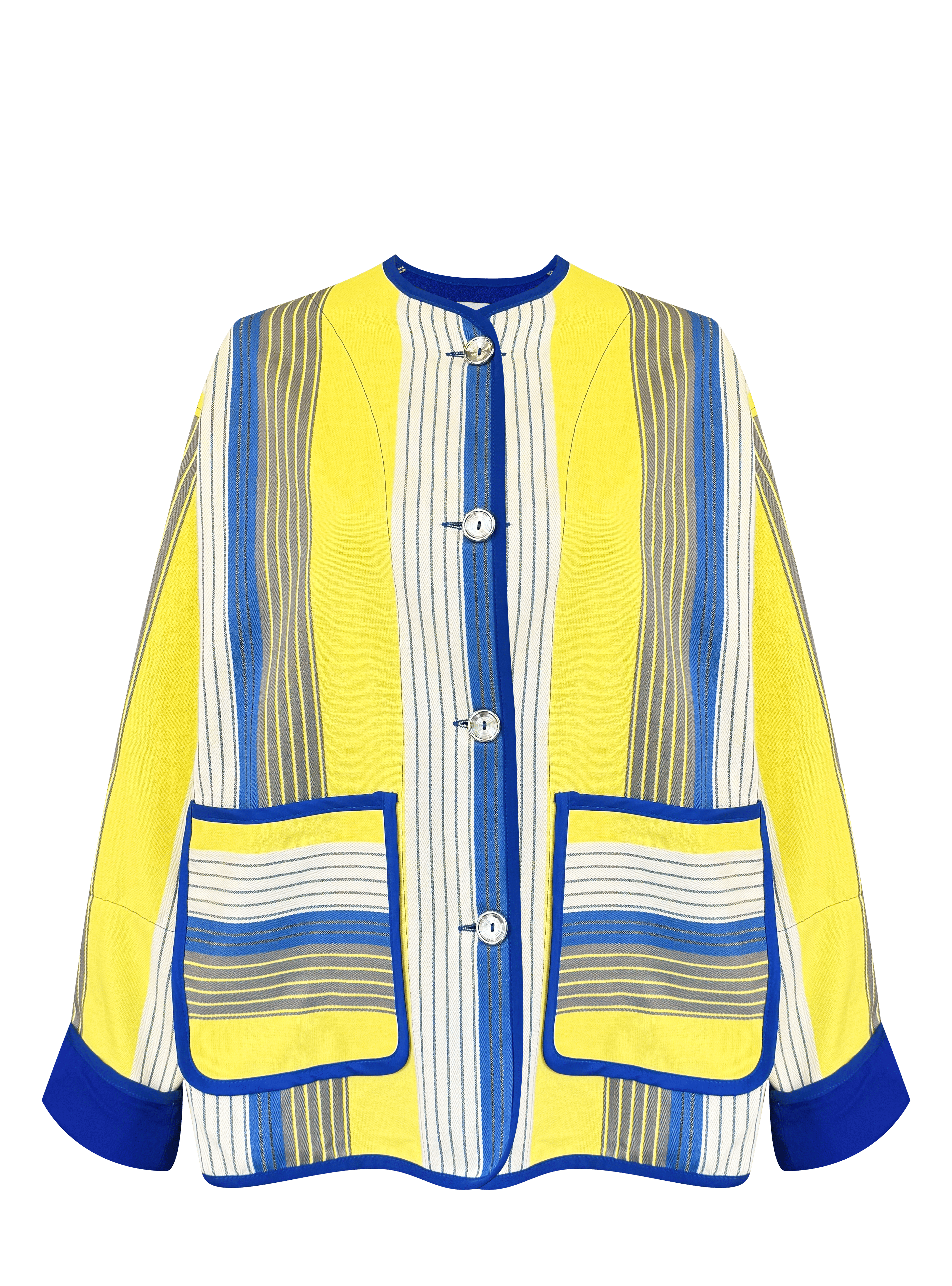 ROMAN JACKET LIN RAYE JAUNE