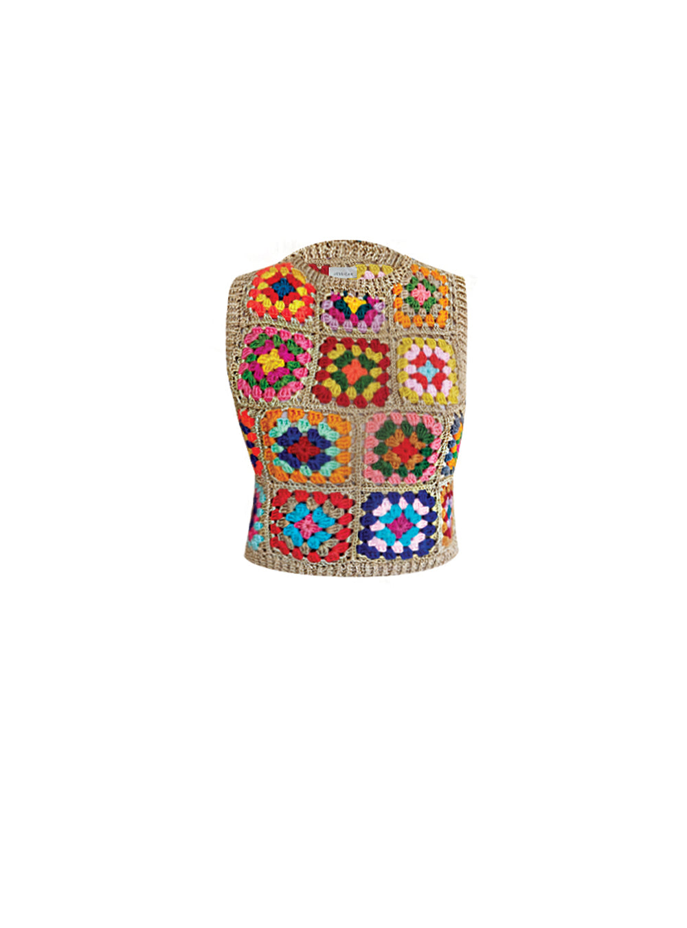 SARAY KNIT GILET GOLD