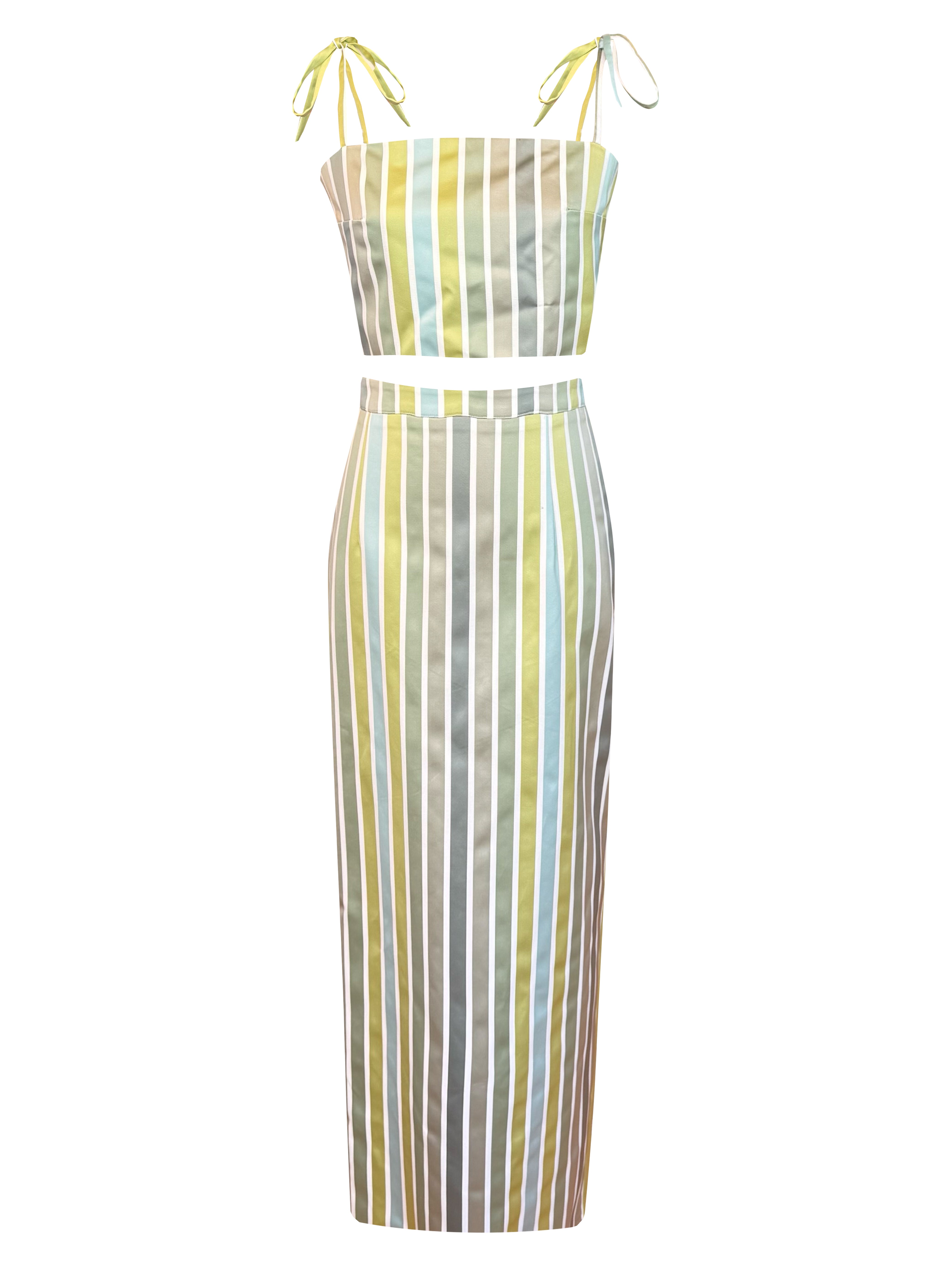 SOLENE SET SOIE SHADES OF GREEN