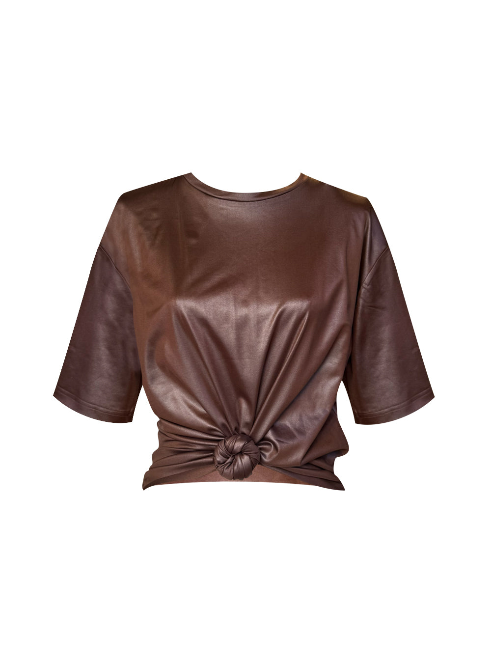 VELA TOP LEATHER BROWN