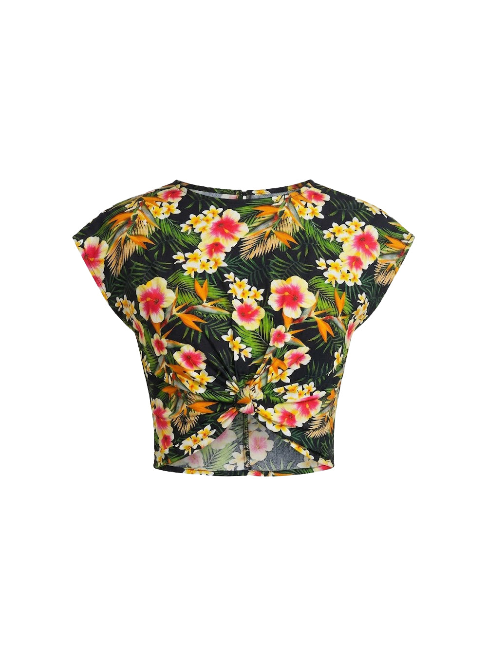 VEL TOP HAWAIIAN PRINT