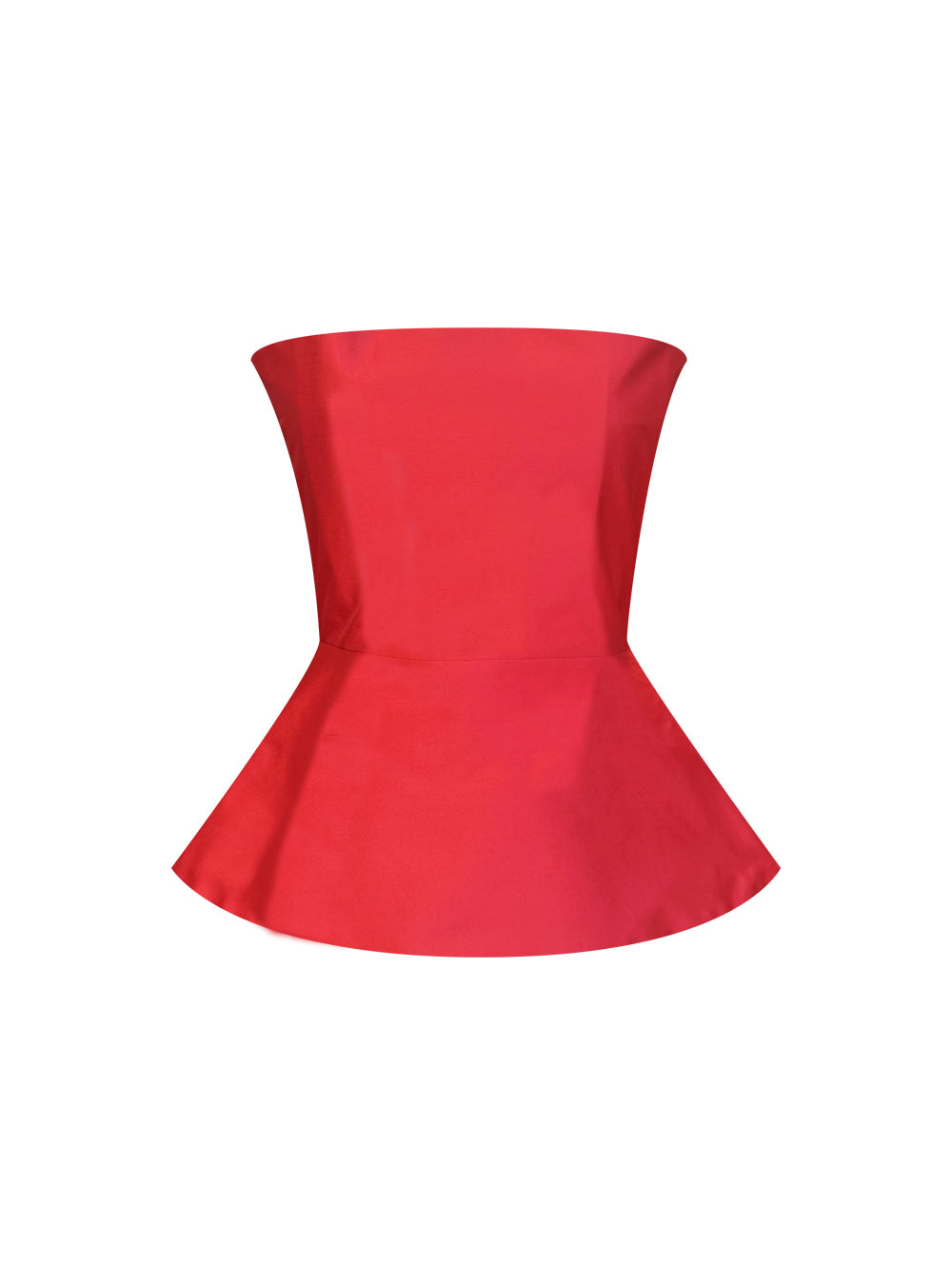 VEYA CORSET TAFFETA RED
