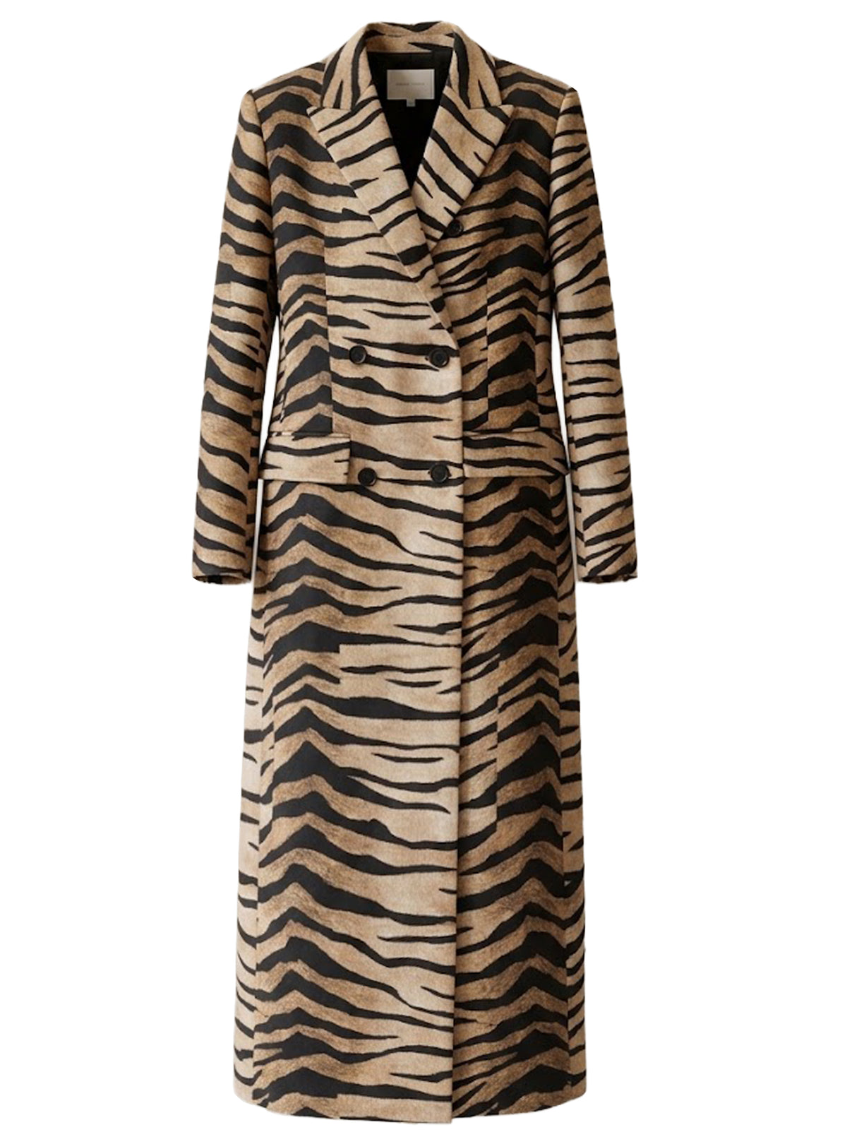 ZIMRAN COAT ZEBRA CAMEL