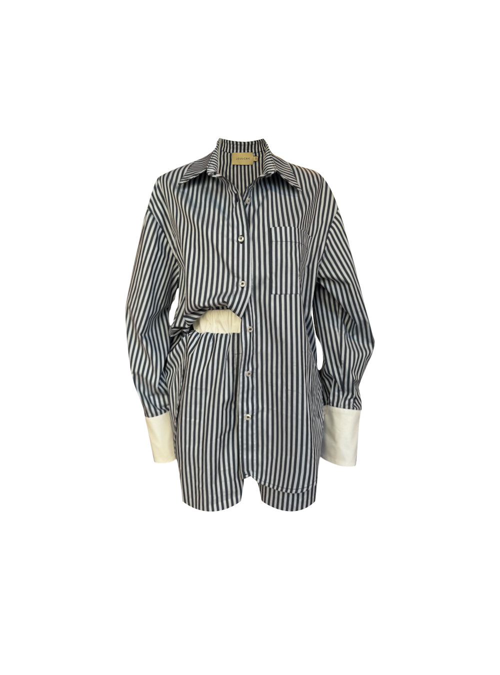 HUGO SET COTTON MARINE BLEU RAYE