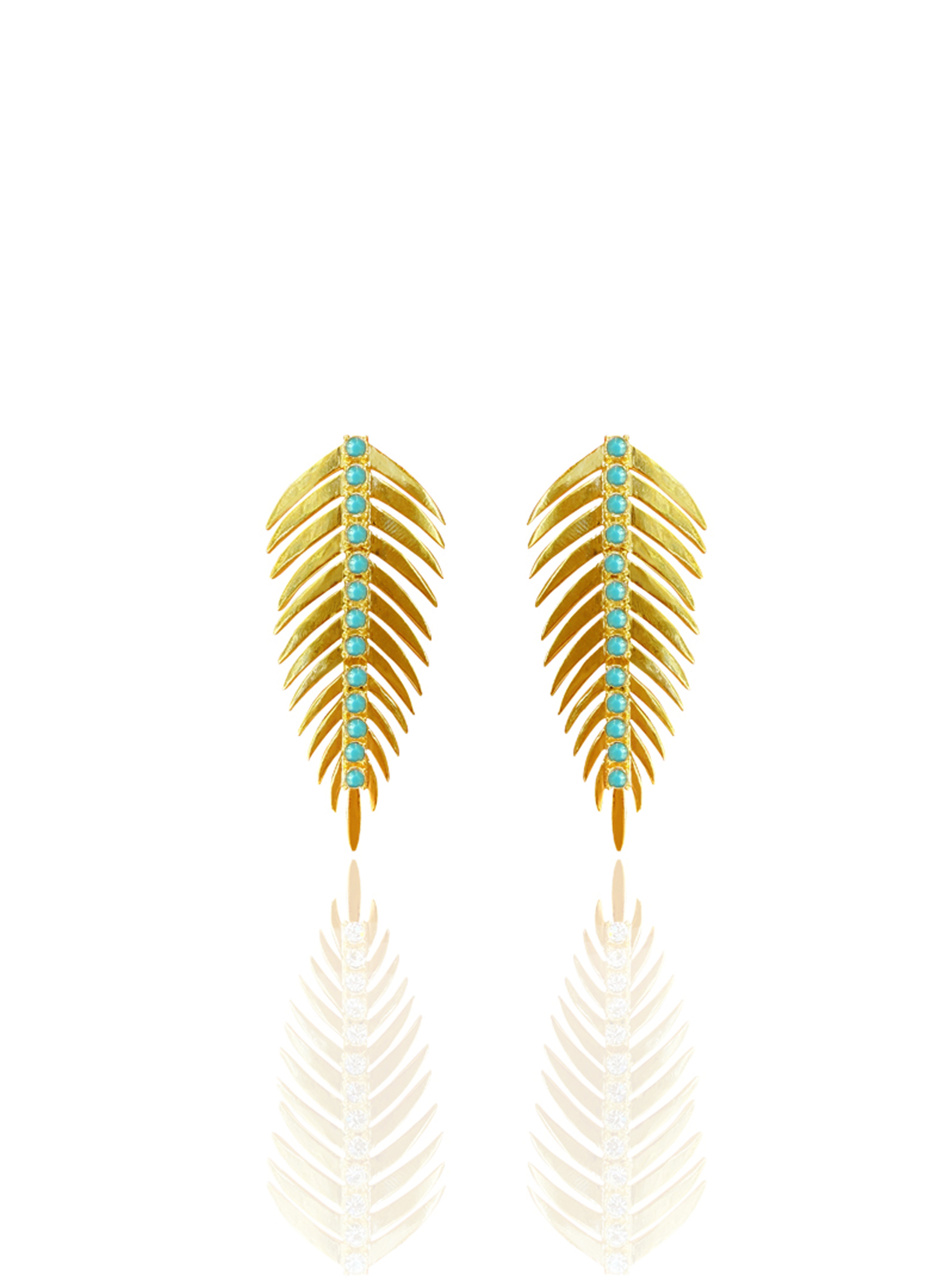 MINI ELLISE EARRINGS TURQUOISE