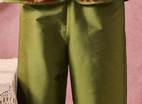 LUNE PANTS TAFFETA GREEN